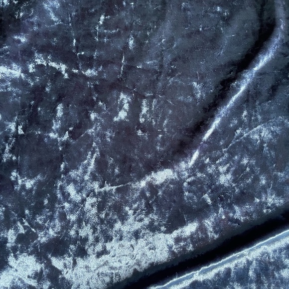 French Connection Midnight Blue Velvet Dress - Picture 5 of 7